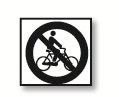 No bicycles allowed sign