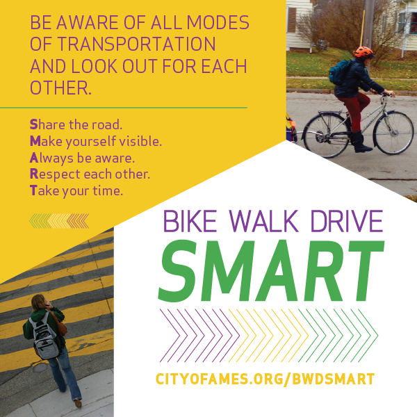 Bike Walk Drive SMART Card - Front