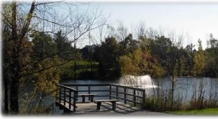 Pond in Moore Memorial Park