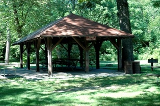 Linden Shelter in Brookside Park