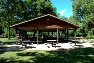 Hickory Shelter in Brookside Park