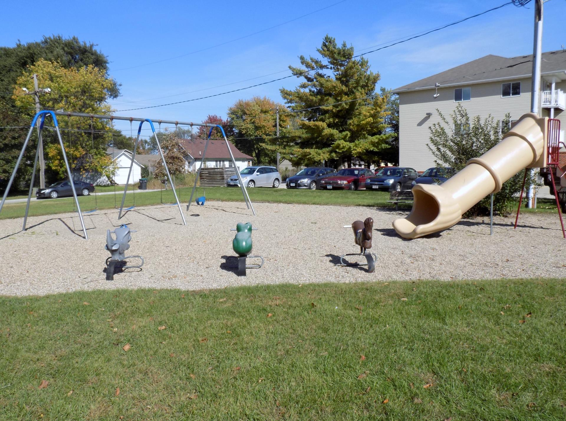 Playground quipment at Hutchison Park