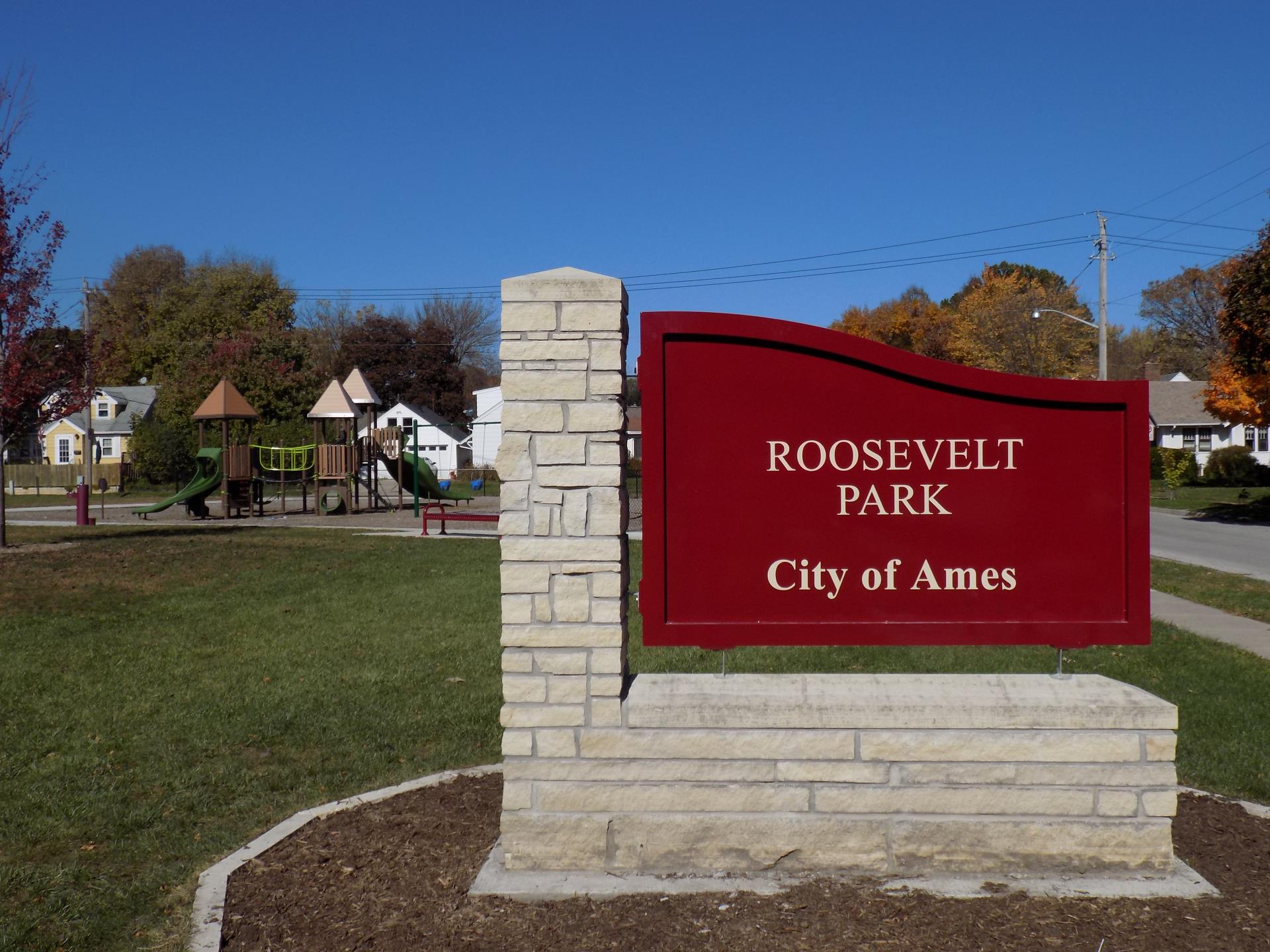 Roosevelt Park Sign