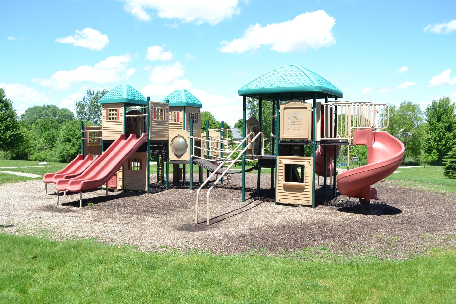 Playground equipment at Daley Park