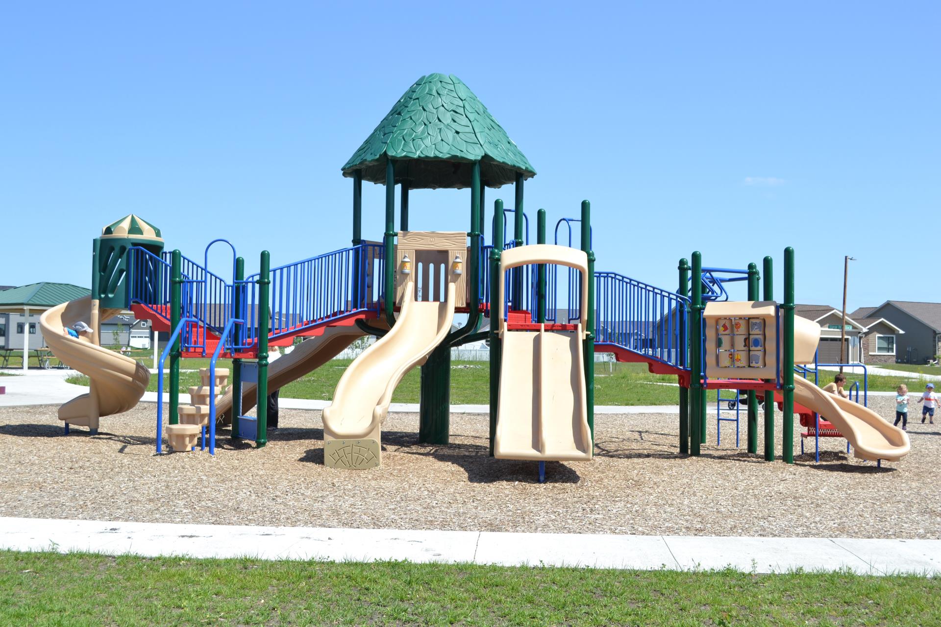 Playground equipment at Northridge Heights Park