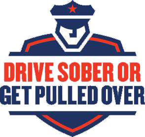 Drive Sober Or Get Pulled Over Logo