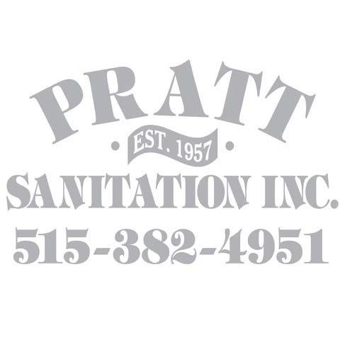 Pratt Sanitation Logo with phone number